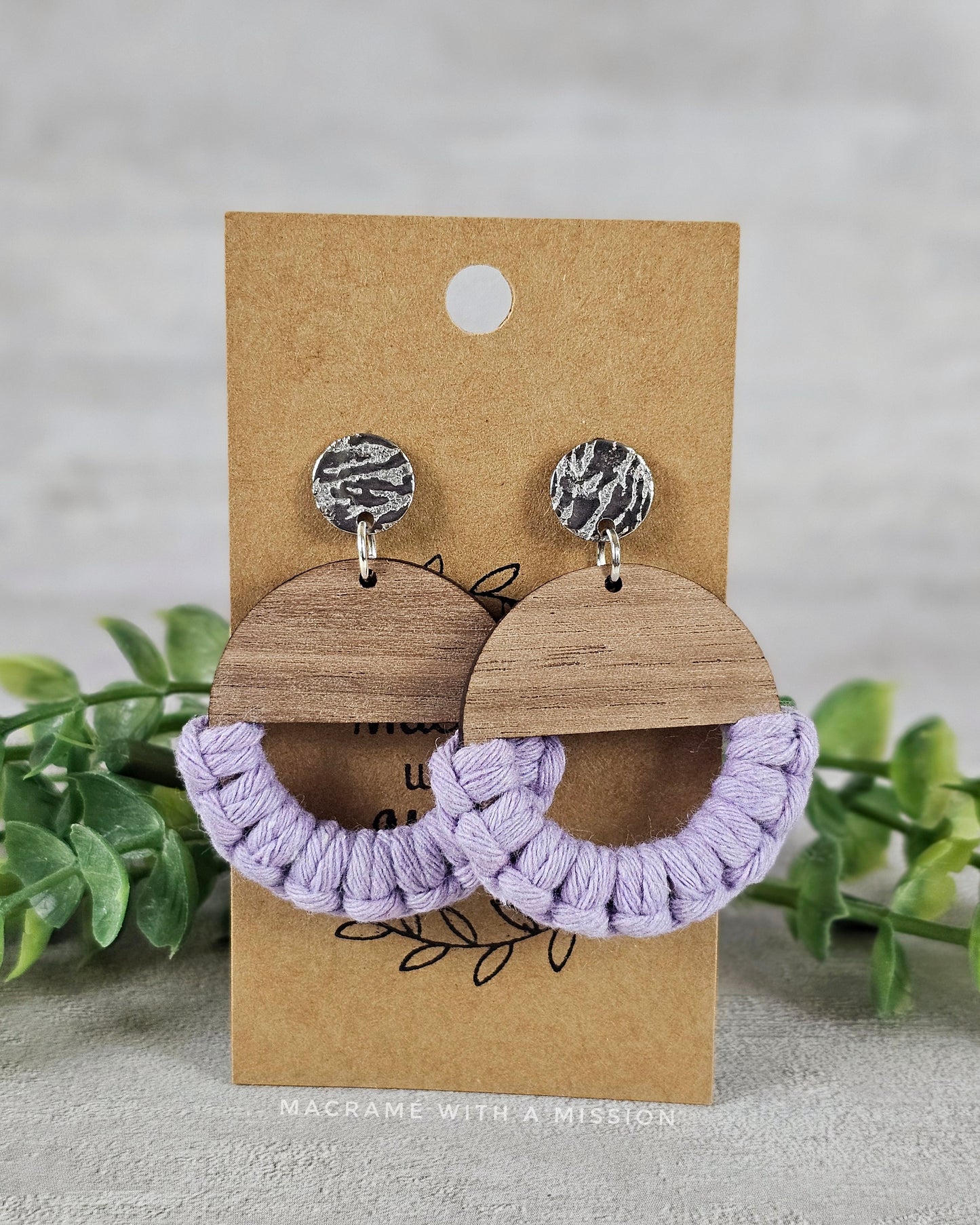 Stud Dangles - Round