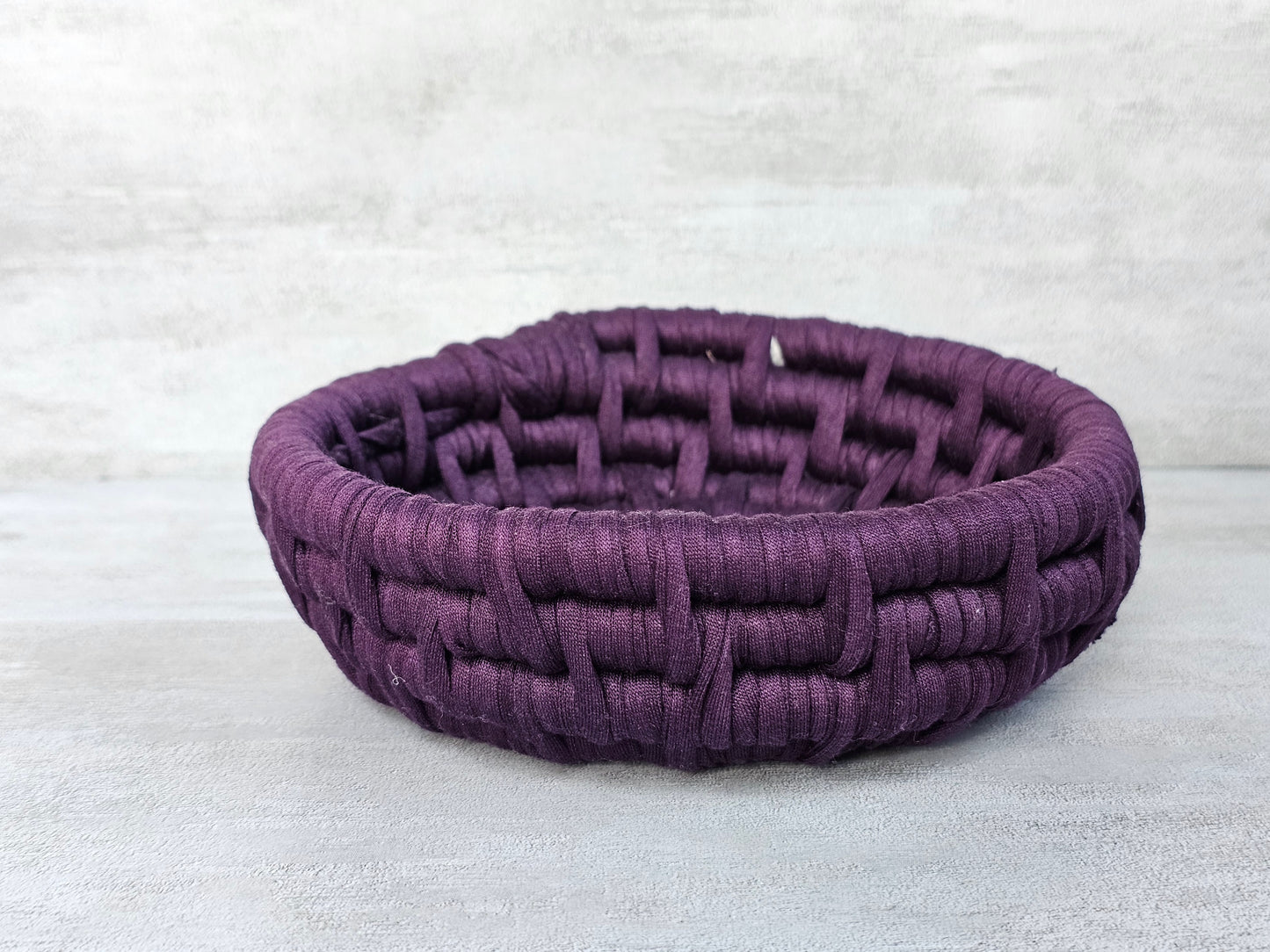 Handwoven Bowl - Purple