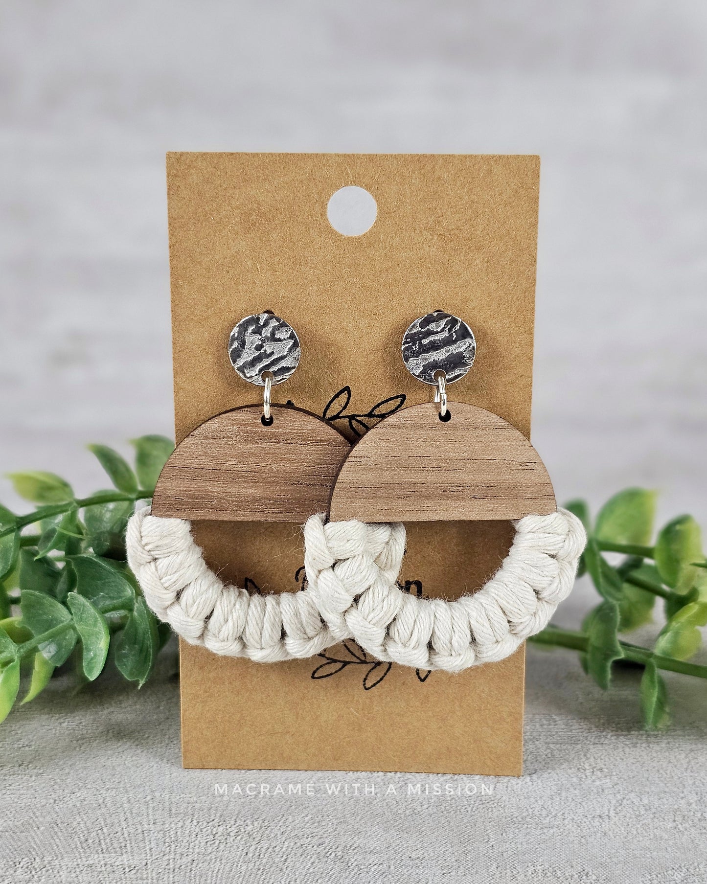 Stud Dangles - Round