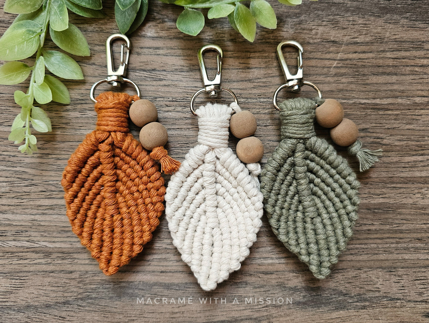 Leaf Keychain