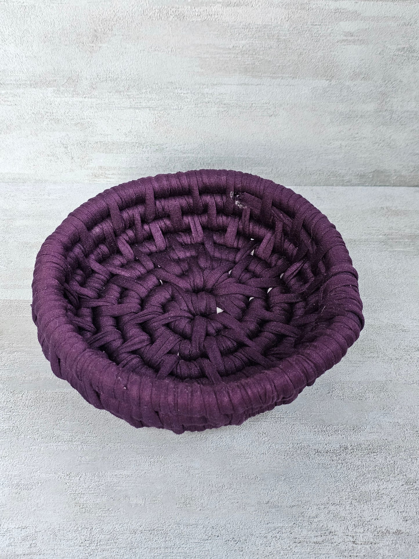 Handwoven Bowl - Purple