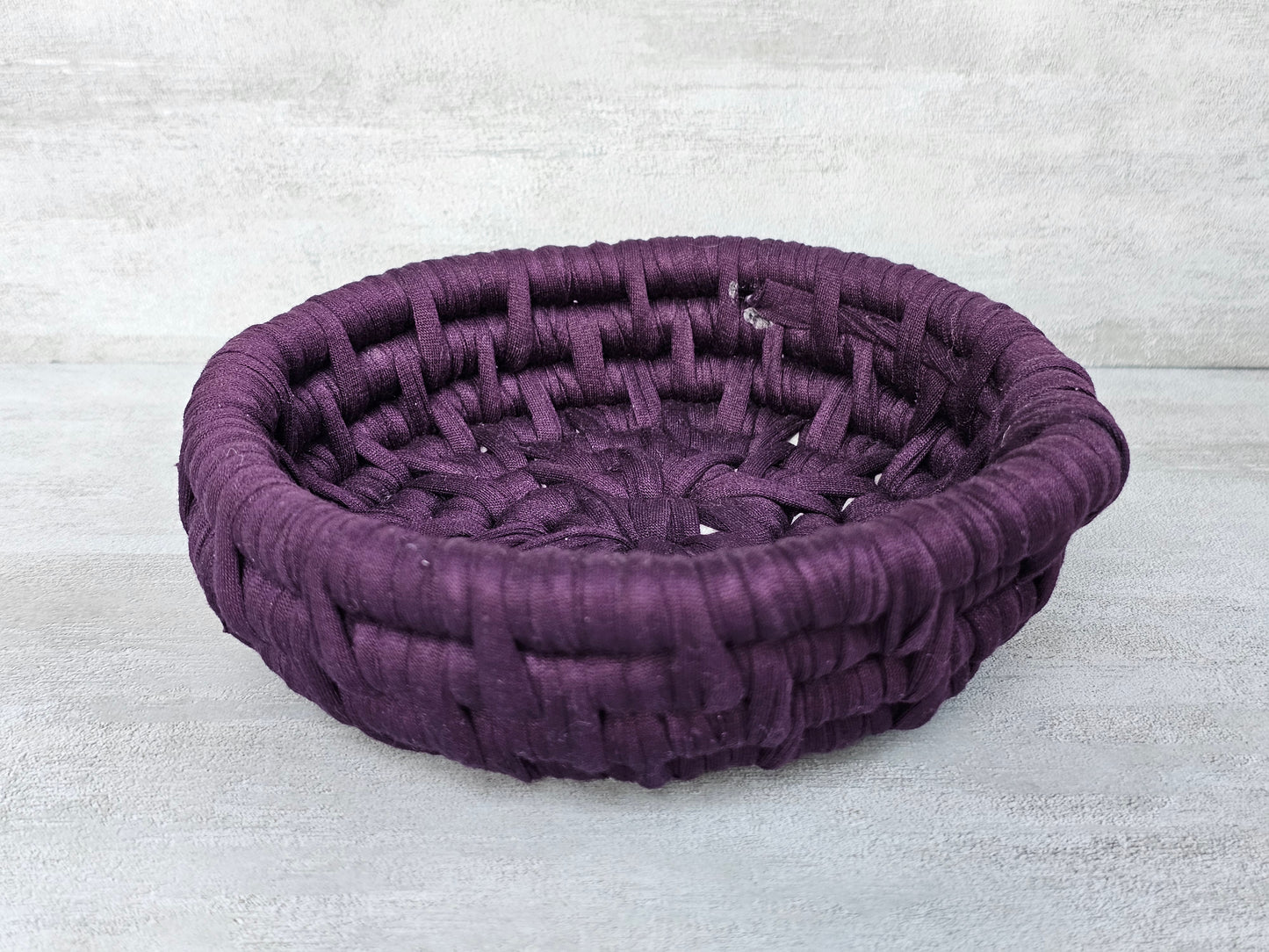 Handwoven Bowl - Purple