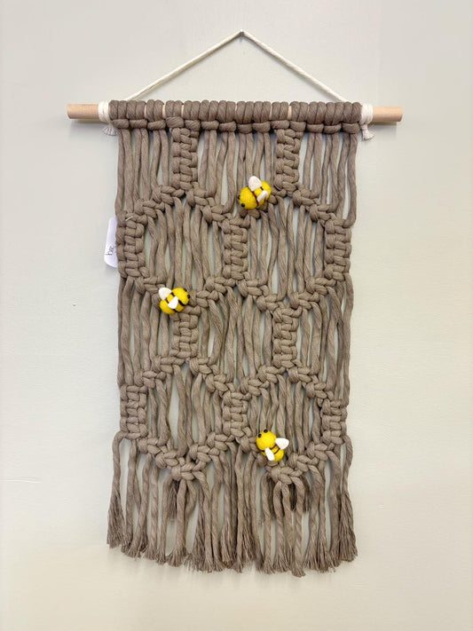 Honeycomb & Bee Wall Hanging