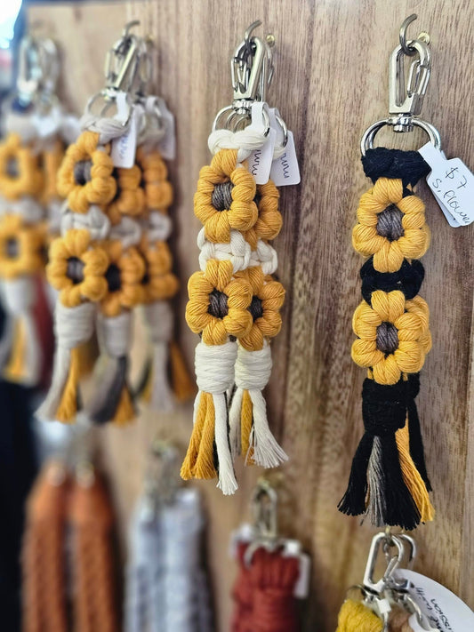 Sunflower Keychain