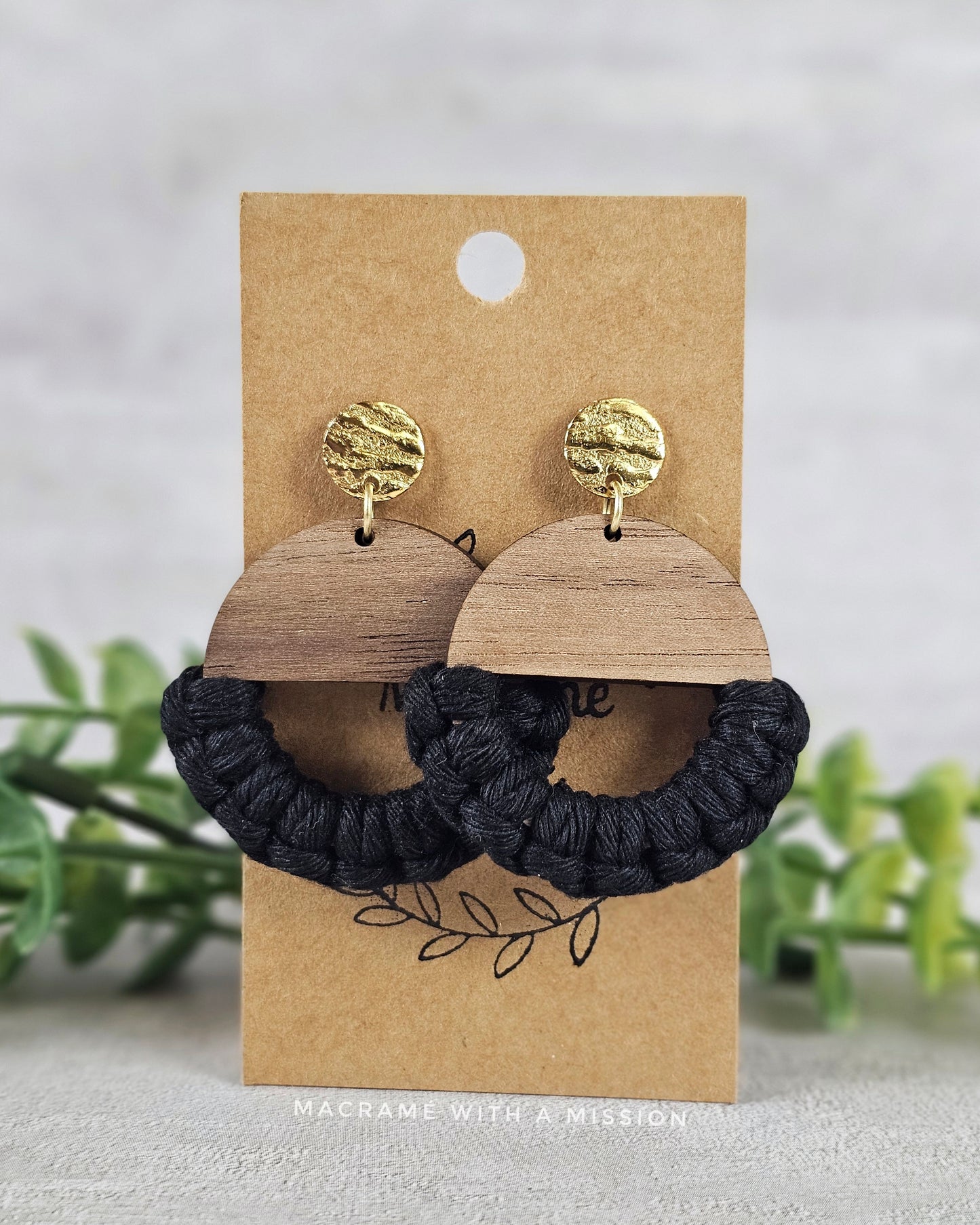 Stud Dangles - Round