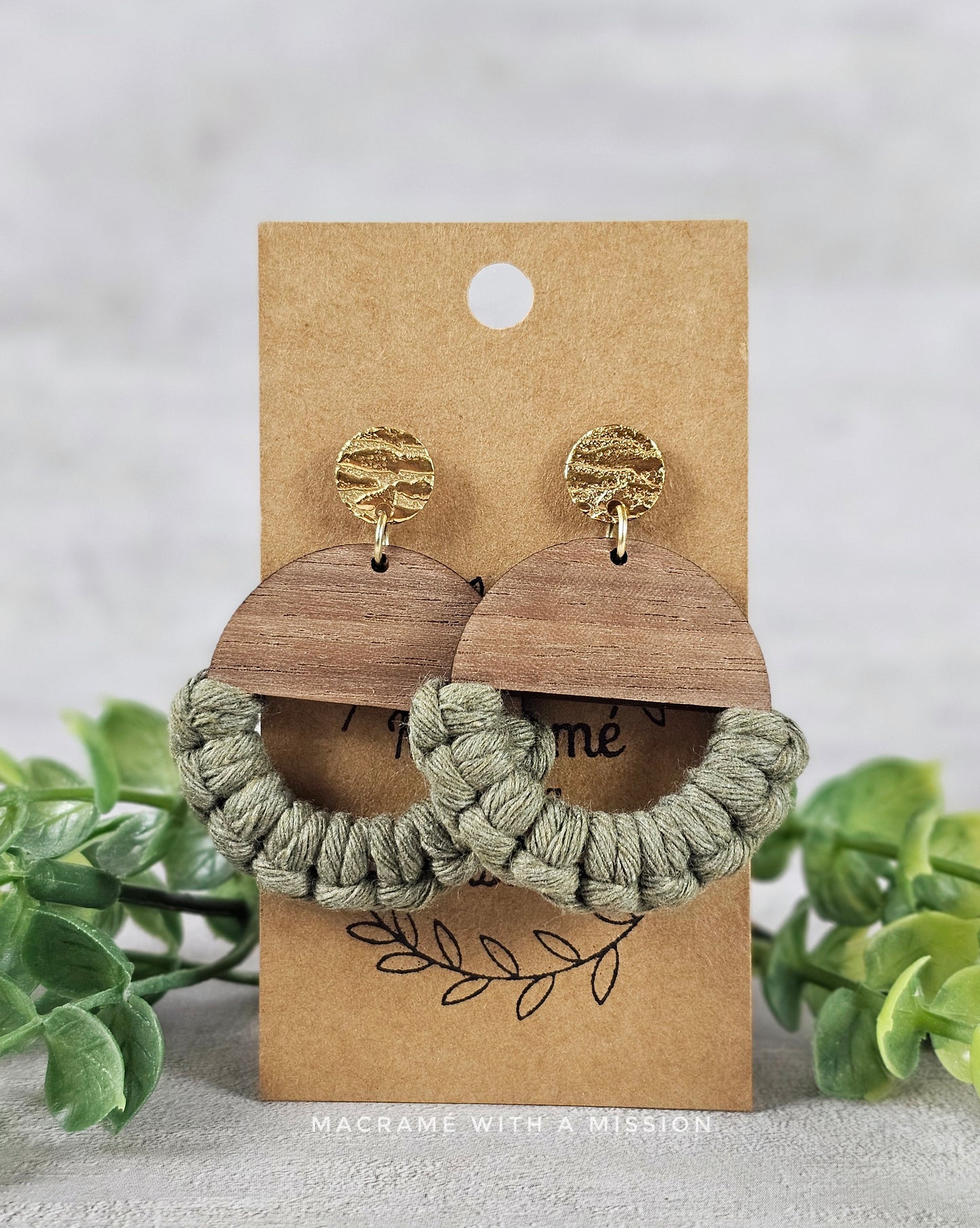 Stud Dangles - Round