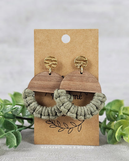 Stud Dangles - Round