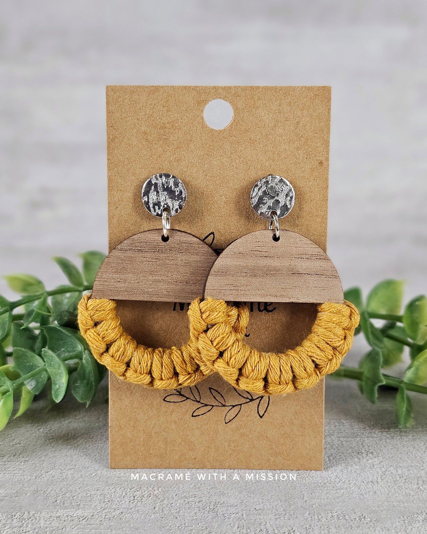 Stud Dangles - Round