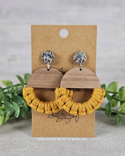 Stud Dangles - Round