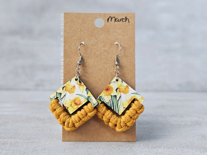 Birth Month Flower Earrings (All Months)