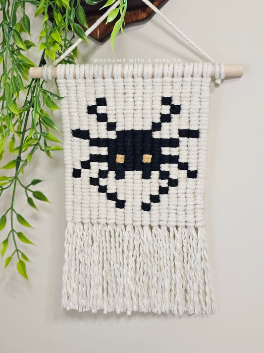 Spider Pixel Wall Hanging