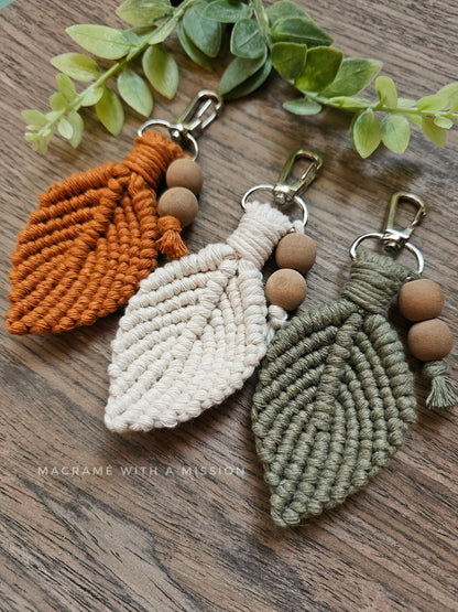 Leaf Keychain