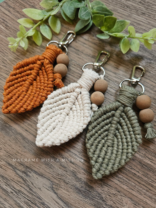 Leaf Keychain