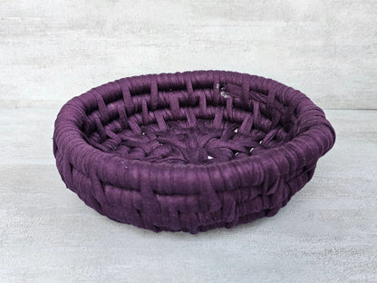 Handwoven Bowl - Purple